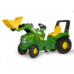 Tractor de Pedales rollyX-Trac John Deere con pala | Rolly Toys