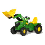 Tractor de Pedales rollyFarmtrac John Deere 6210R con pala | Rolly Toys