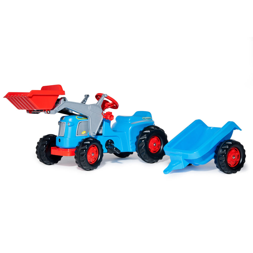 Tractor de Pedales rollyKiddy Classic con remolque y pala