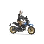 Moto Scrambler Ducati Desert Sled con Piloto – Ref. Bruder 63051