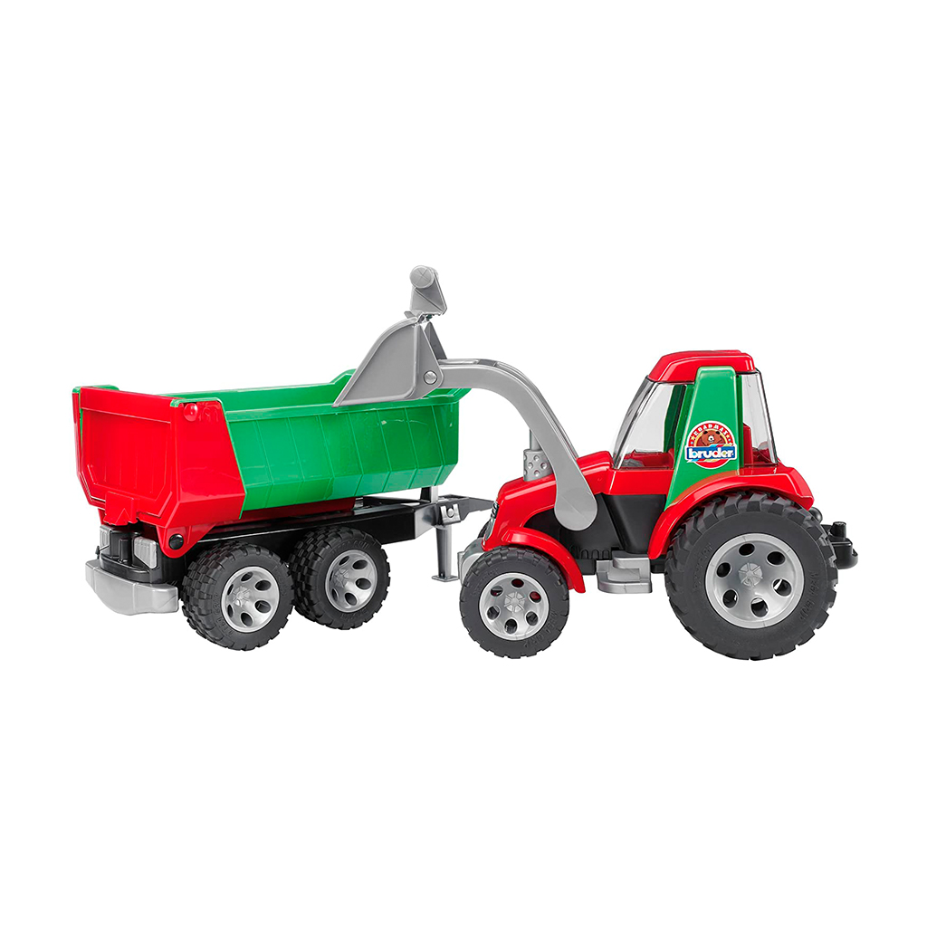 ROADMAX Tractor con pala frontal y remolque