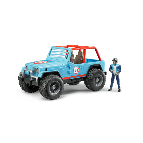 Jeep Cross Country Racer azul con piloto - Ref. Bruder 2541