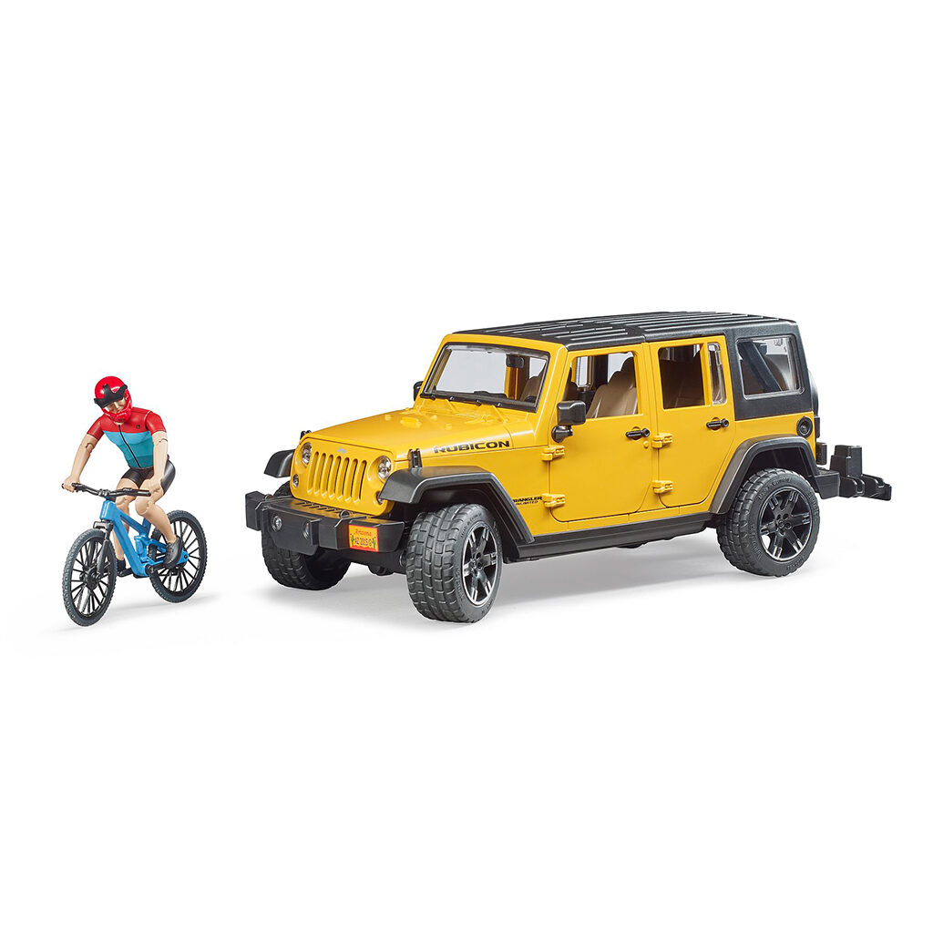 Jeep Wrangler U.R. con ciclista  - Ref. Bruder 2543 - 1