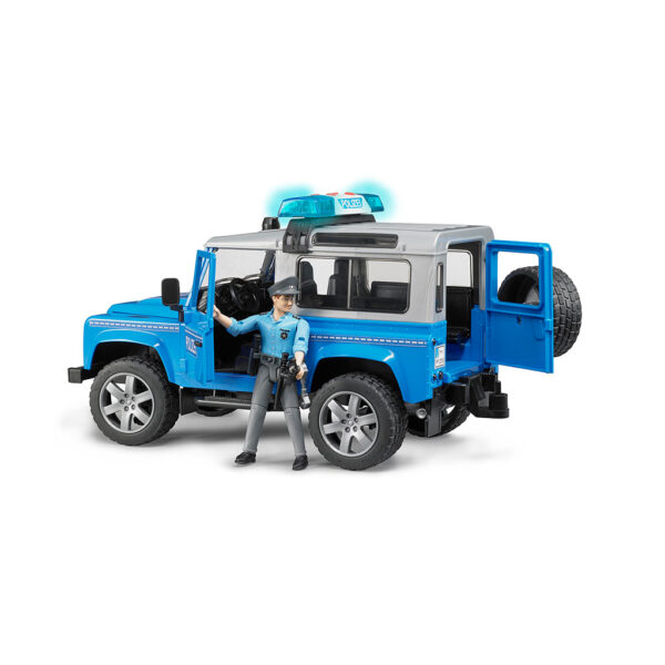 Todoterreno Land Rover Defender de Policía con Figura – Ref. Bruder 2597 - 1