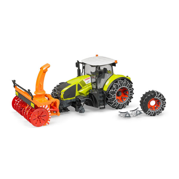 Tractor Claas Axion 950 con cadenas y quitanieves – Ref. Bruder 3017 - 1