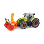 Tractor Claas Axion 950 con cadenas y quitanieves – Ref. Bruder 3017