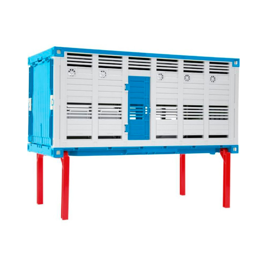 Plataforma Intercambiable Azul para Camión de Ganado - Ref. 43554