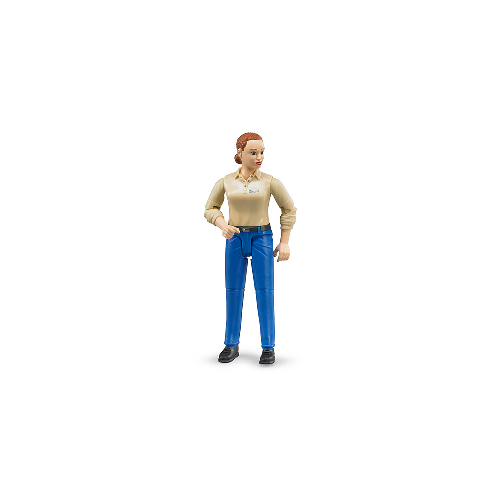 Figura de Granjera con Jeans – Ref. Bruder 60408