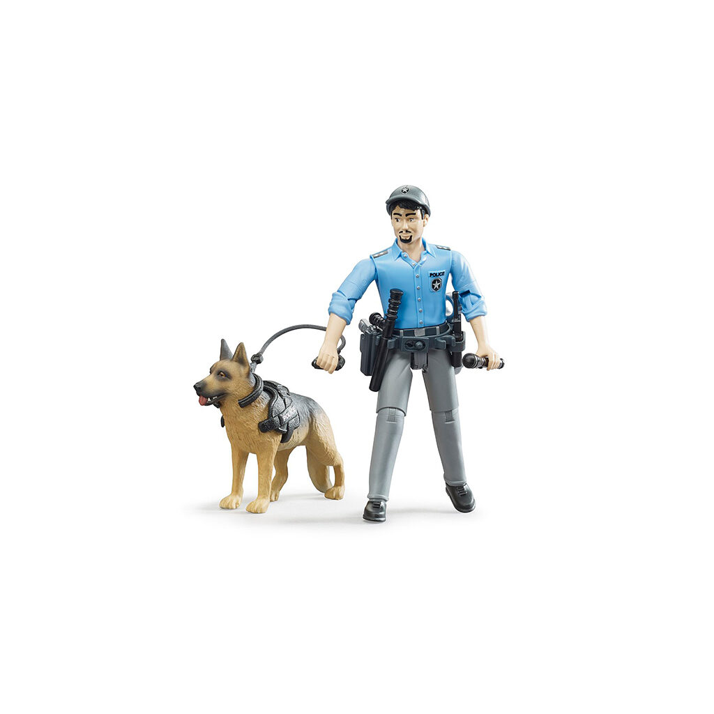 Agente con Perro Policía – Ref. Bruder 62150