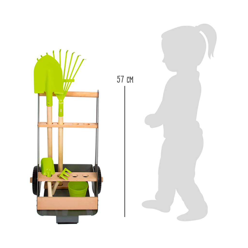 Trolley con Herramientas de Jardinería para Niños