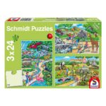 Puzzles Aventura en el Zoo 3x24