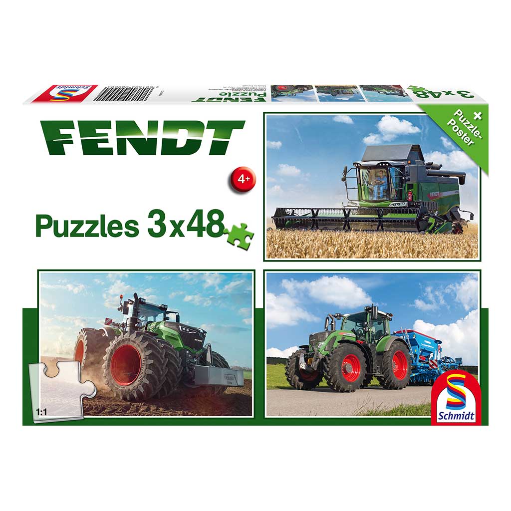 Puzzles Tractor Fendt 1050 Vario 3x48