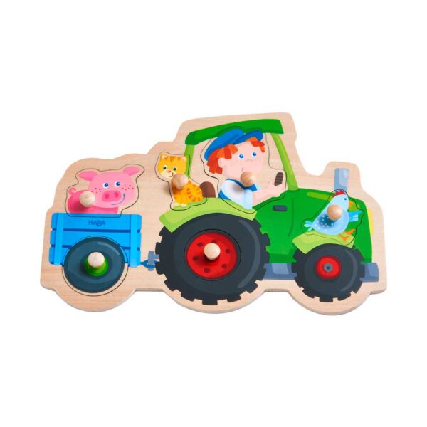 Puzzle Infantil Viaje en Tractor