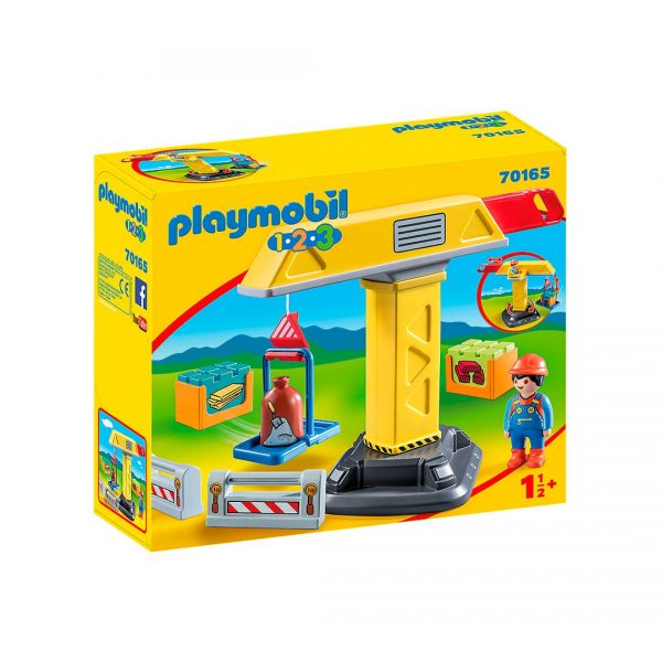 grua de construcción playmobil