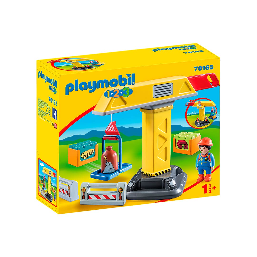 grua de construcción playmobil
