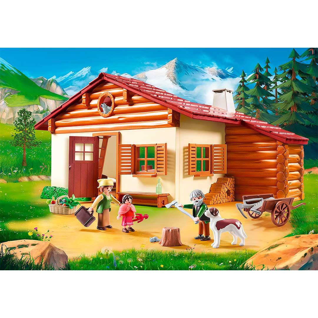Heidi en la Cabaña de los Alpes Playmobil