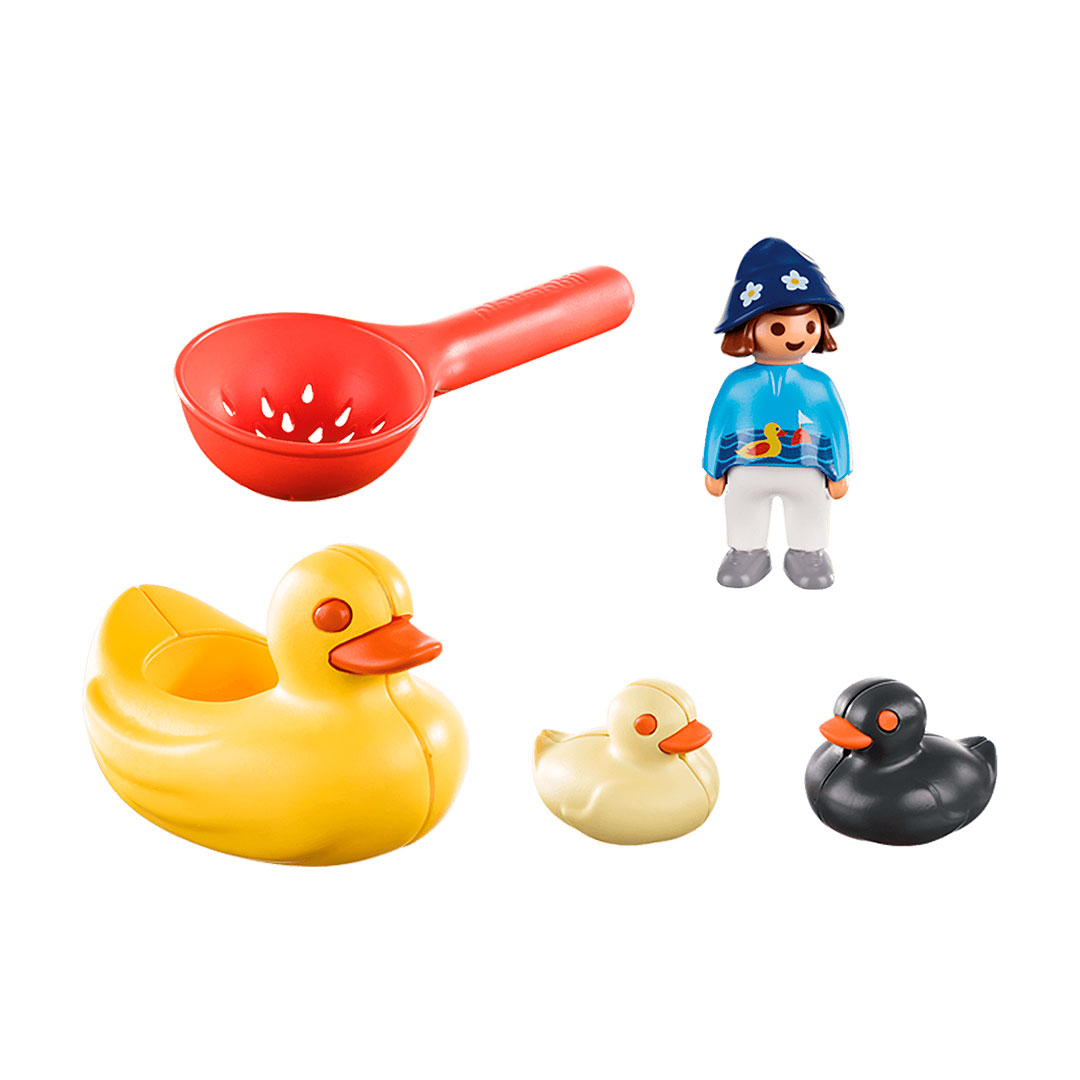 Familia de Patos Playmobil 1.2.3 Aqua