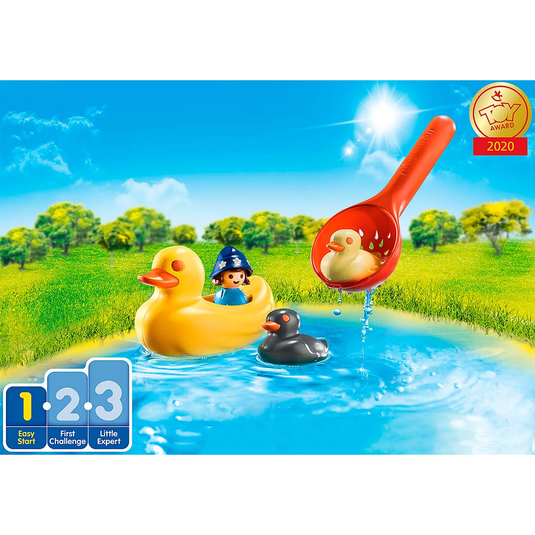 Familia de Patos Playmobil 1.2.3 Aqua