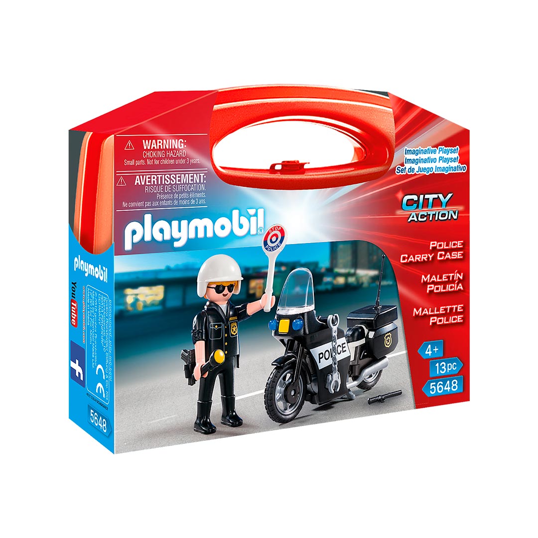 Maletin policia Playmobil