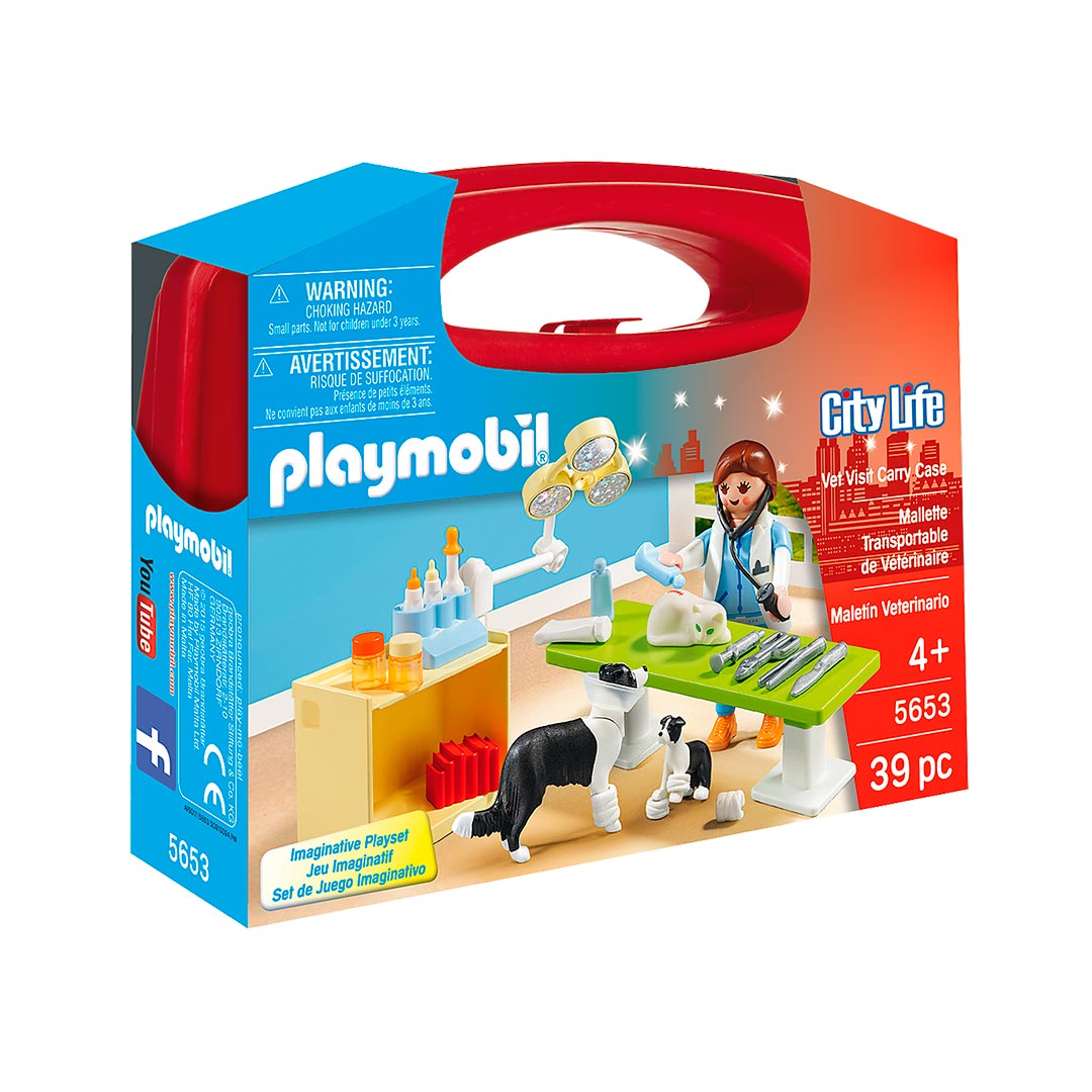 Maletín Veterinaria Playmobil