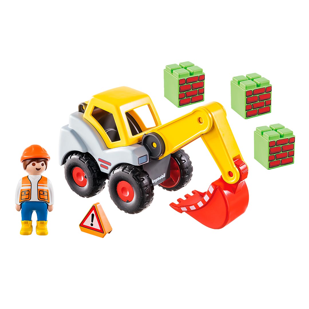 Pala Excavadora Playmobil 1.2.3