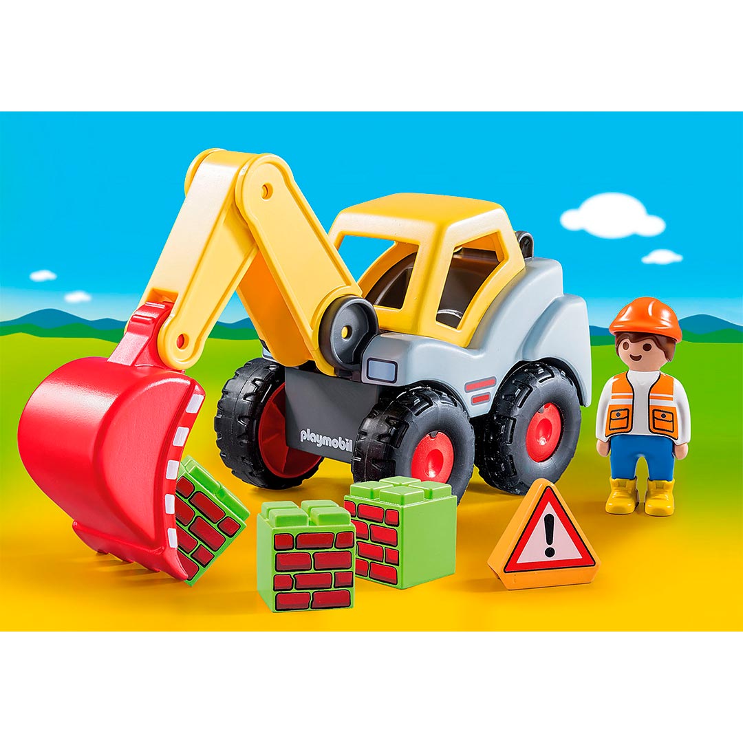 Pala Excavadora Playmobil 1.2.3