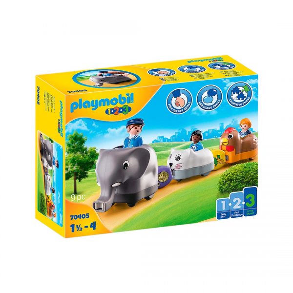 mi tren de animales playmobil