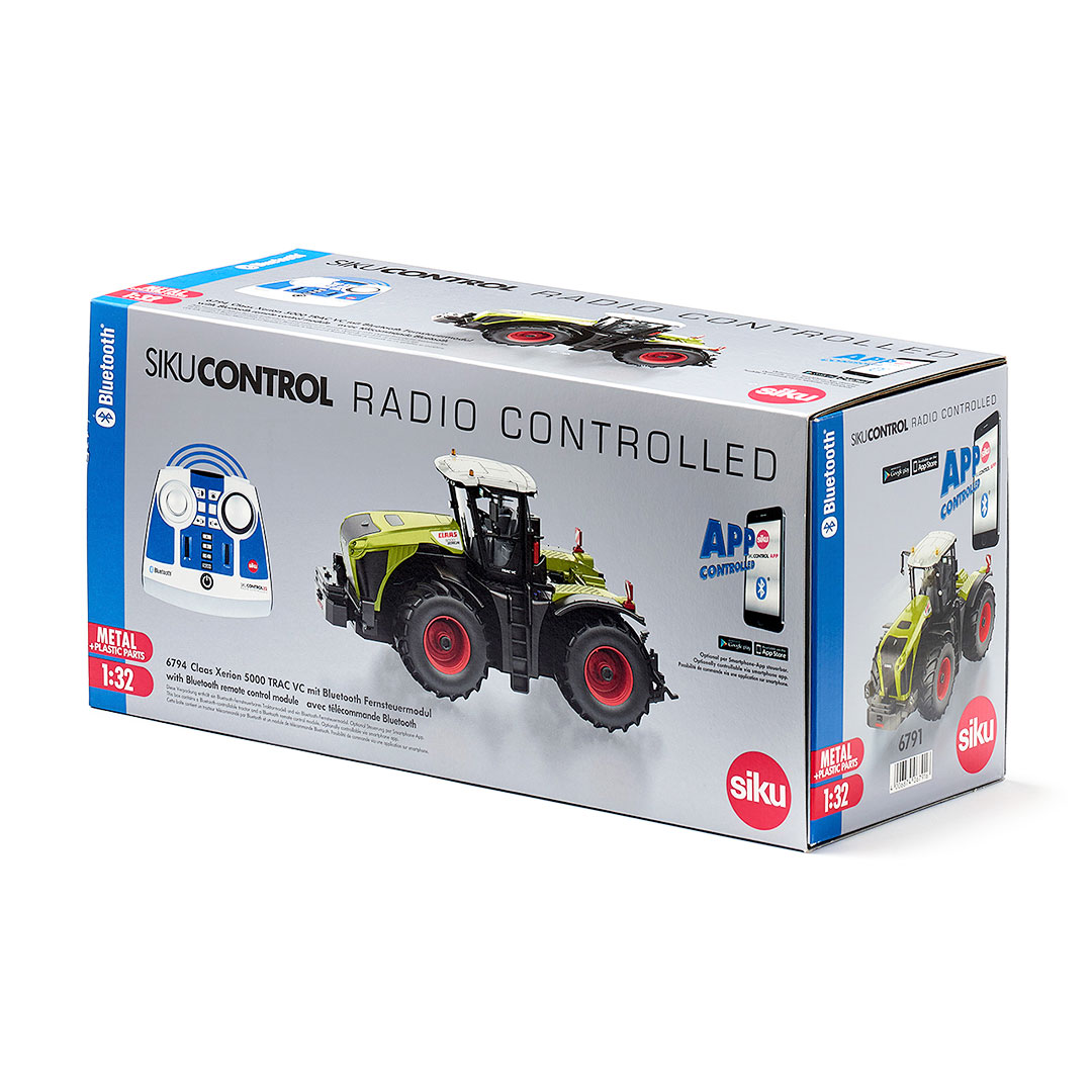Tractor Teledirigido Siku RC Claas Xerion 5000 TRAC VC con mando Bluetooth