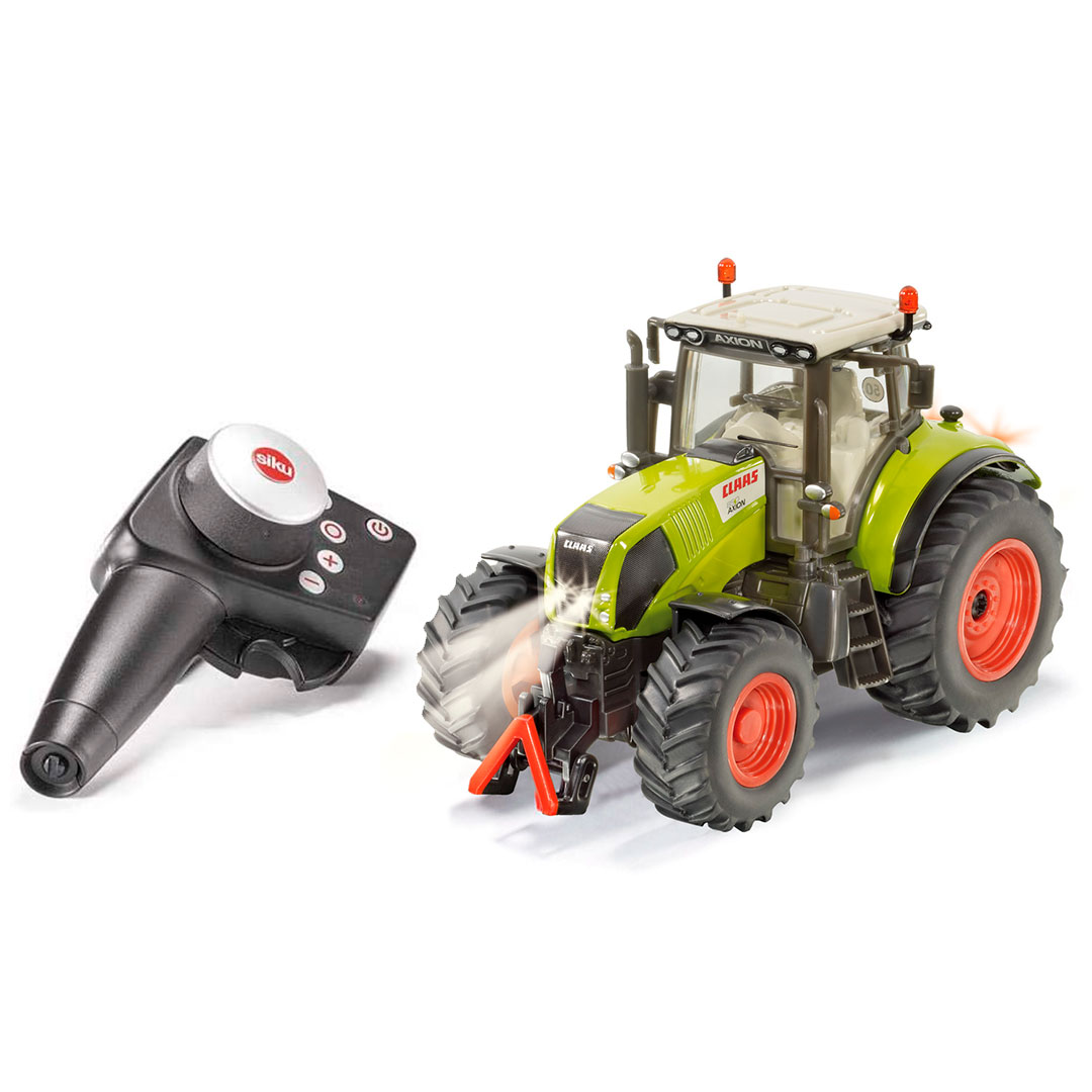 de juguete tractor modelo Siku 6882 Claas axion 850 set con control remoto 