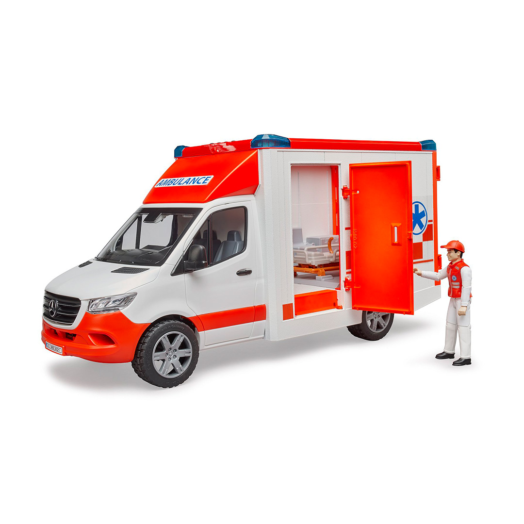 Ambulancia Mercedes Benz Sprinter con Sanitario – Ref. Bruder 2676