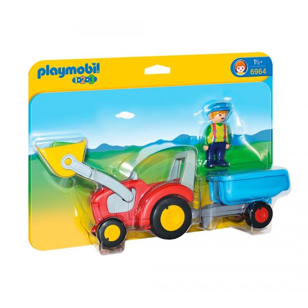 Tractor con Remolque Playmobil