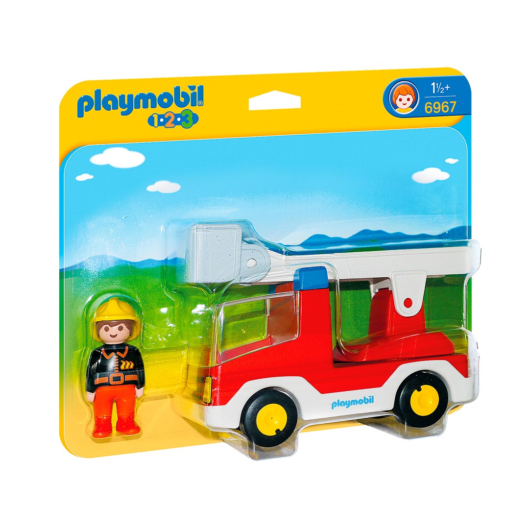 Resonar Perfecto docena Camión de Bomberos Playmobil 1.2.3 - Ruraltoys.com