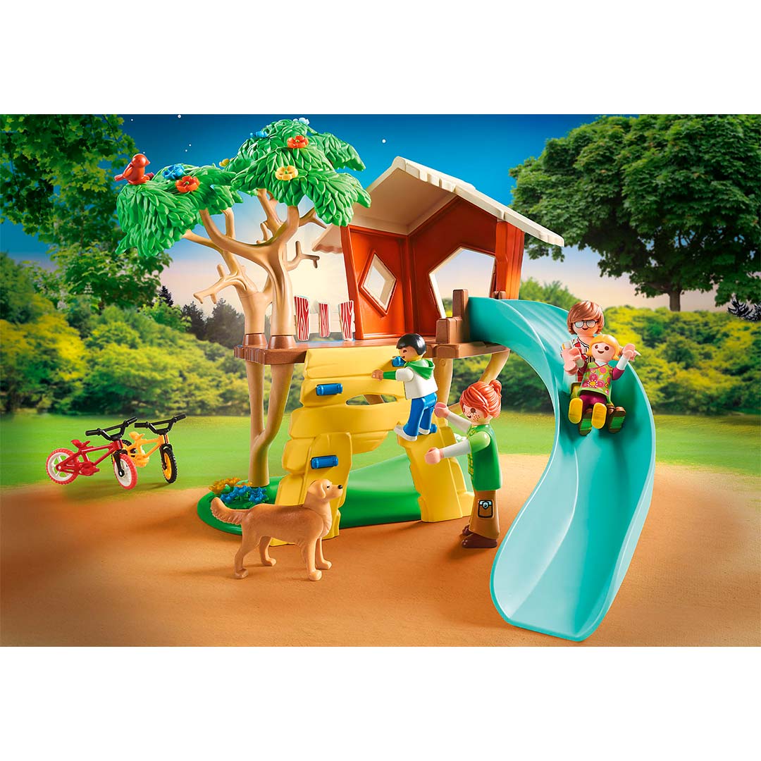 Aventura en la Casa del Árbol con Tobogán Playmobil