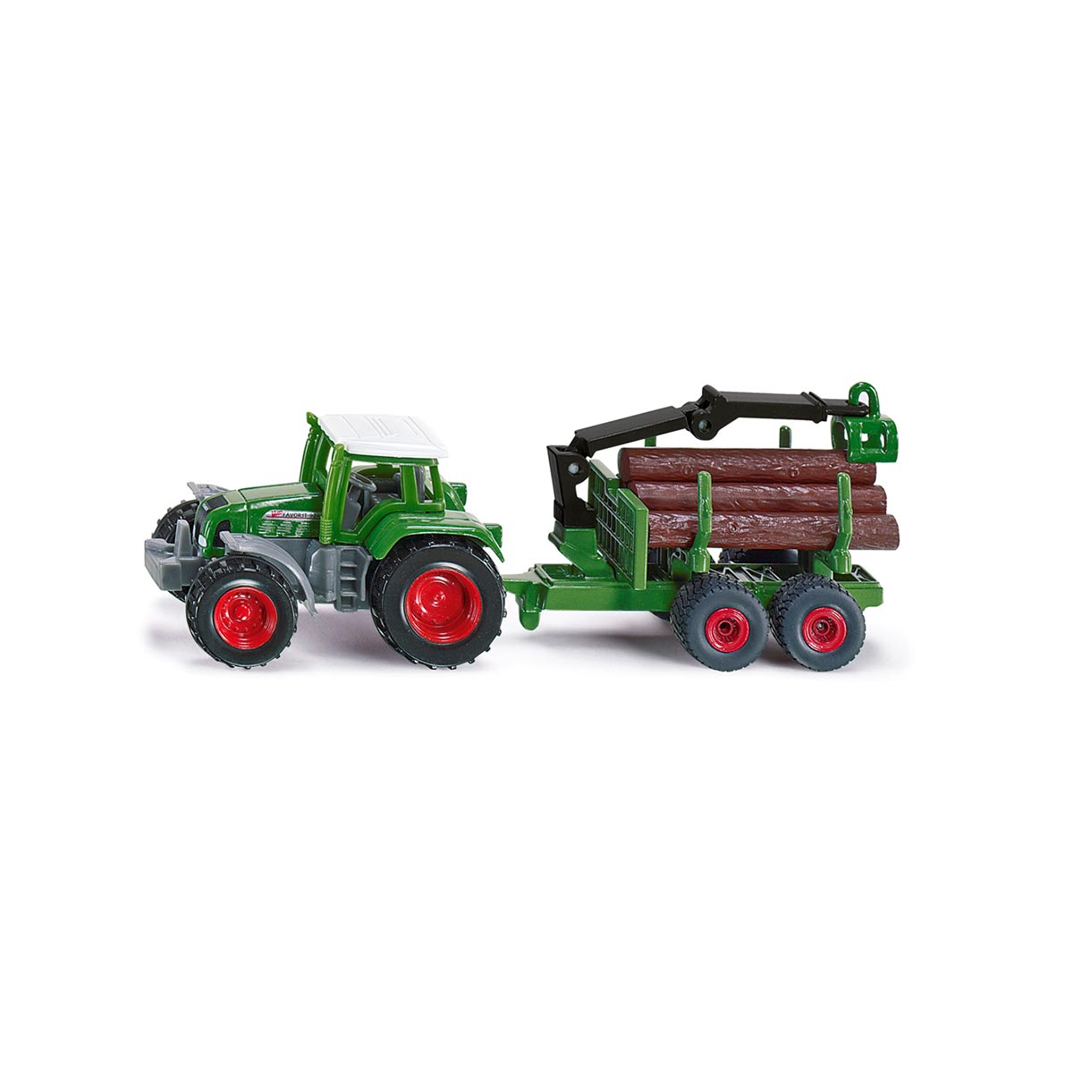 Tractor Fendt con Remolque Forestal | Siku Super