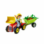 Niño con tractor y remolque Playmobil 4943