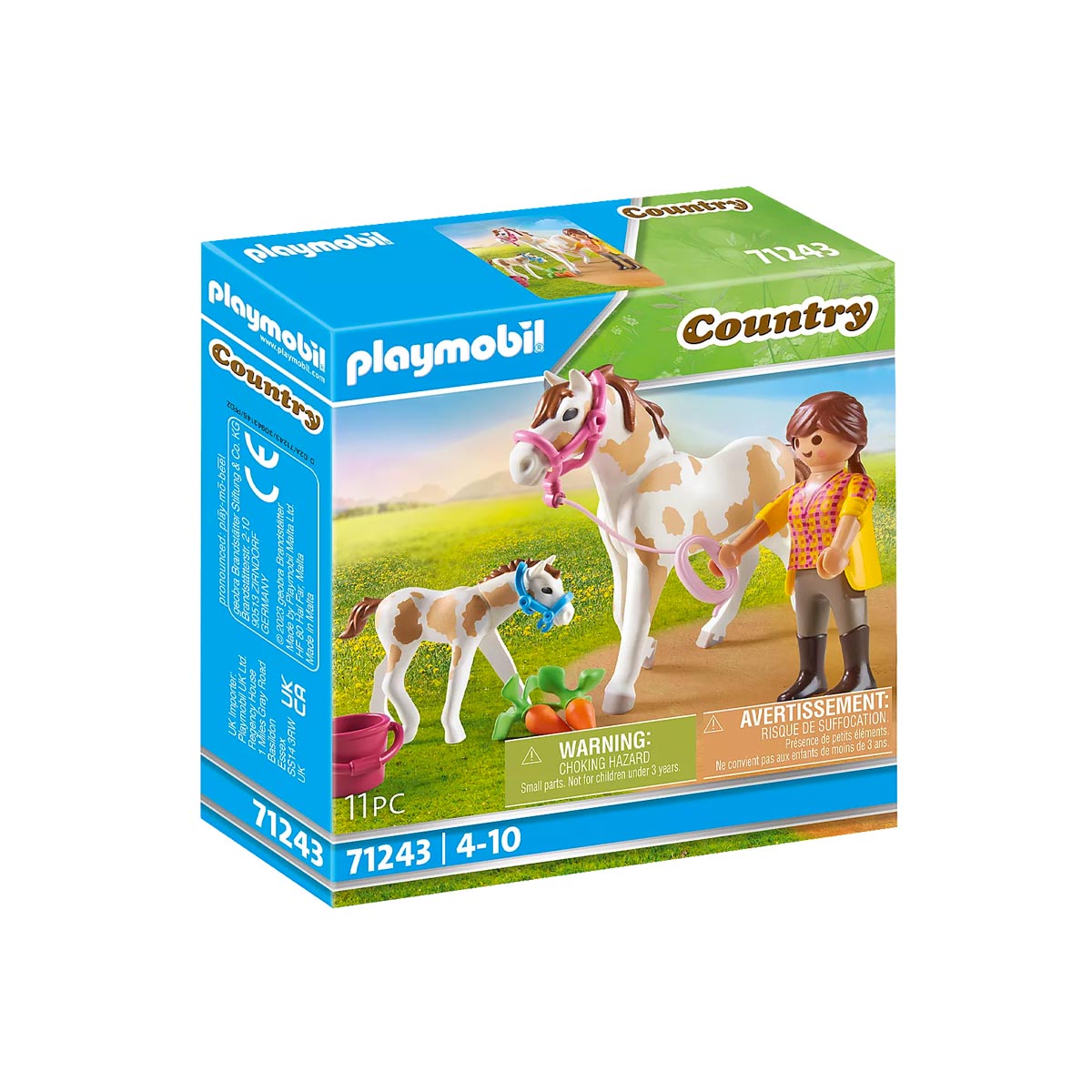 Caballo con Potro Playmobil