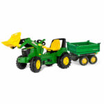Rolly Toys Tractor de Pedales 730032 y Remolque 122004
