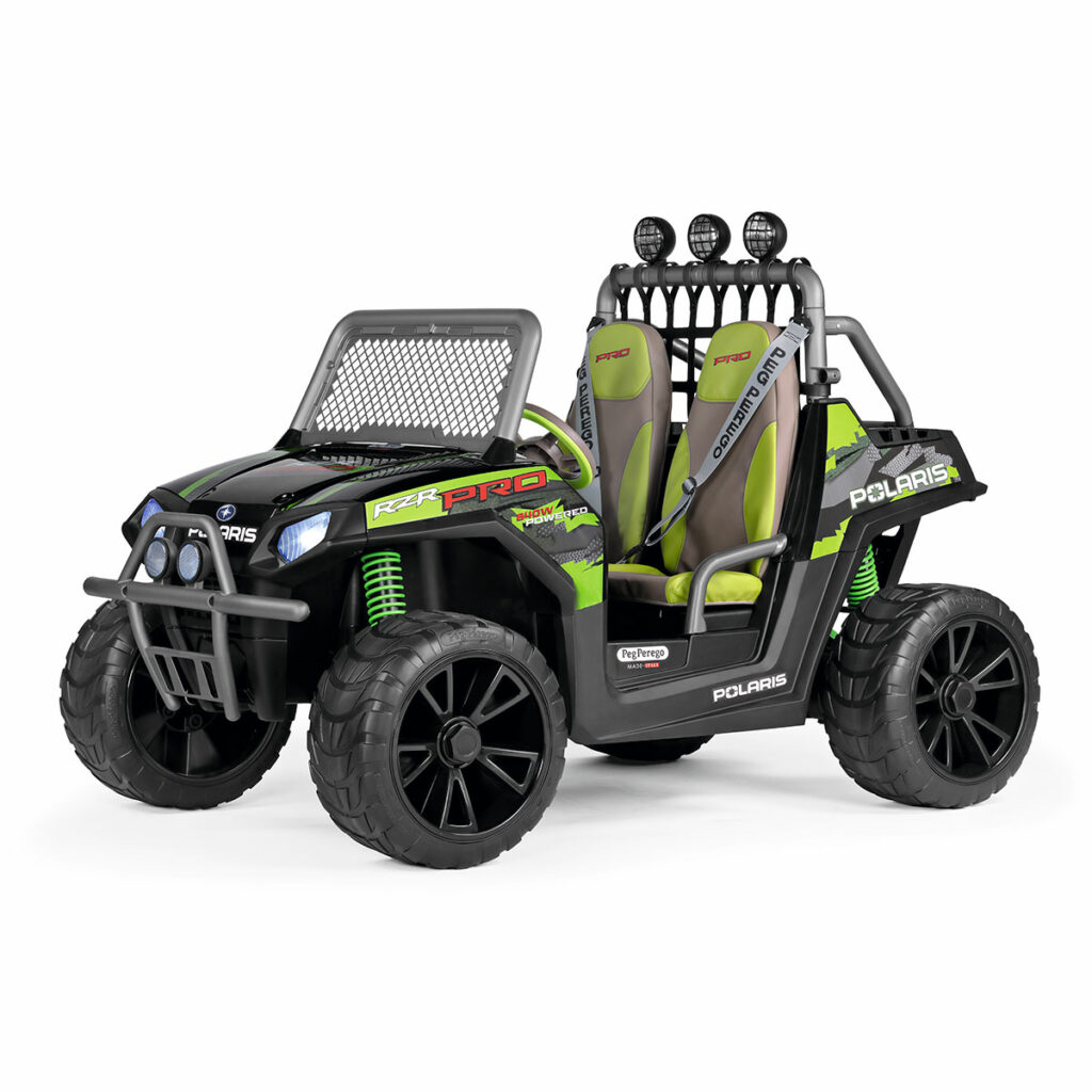 Todoterreno Eléctrico de Juguete Polaris Ranger RZR Pro Green Shadow 24V Peg Perego IGOD0601