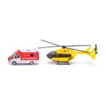 Set Servicio de Rescate | Ambulancia y Helicóptero | Siku Super