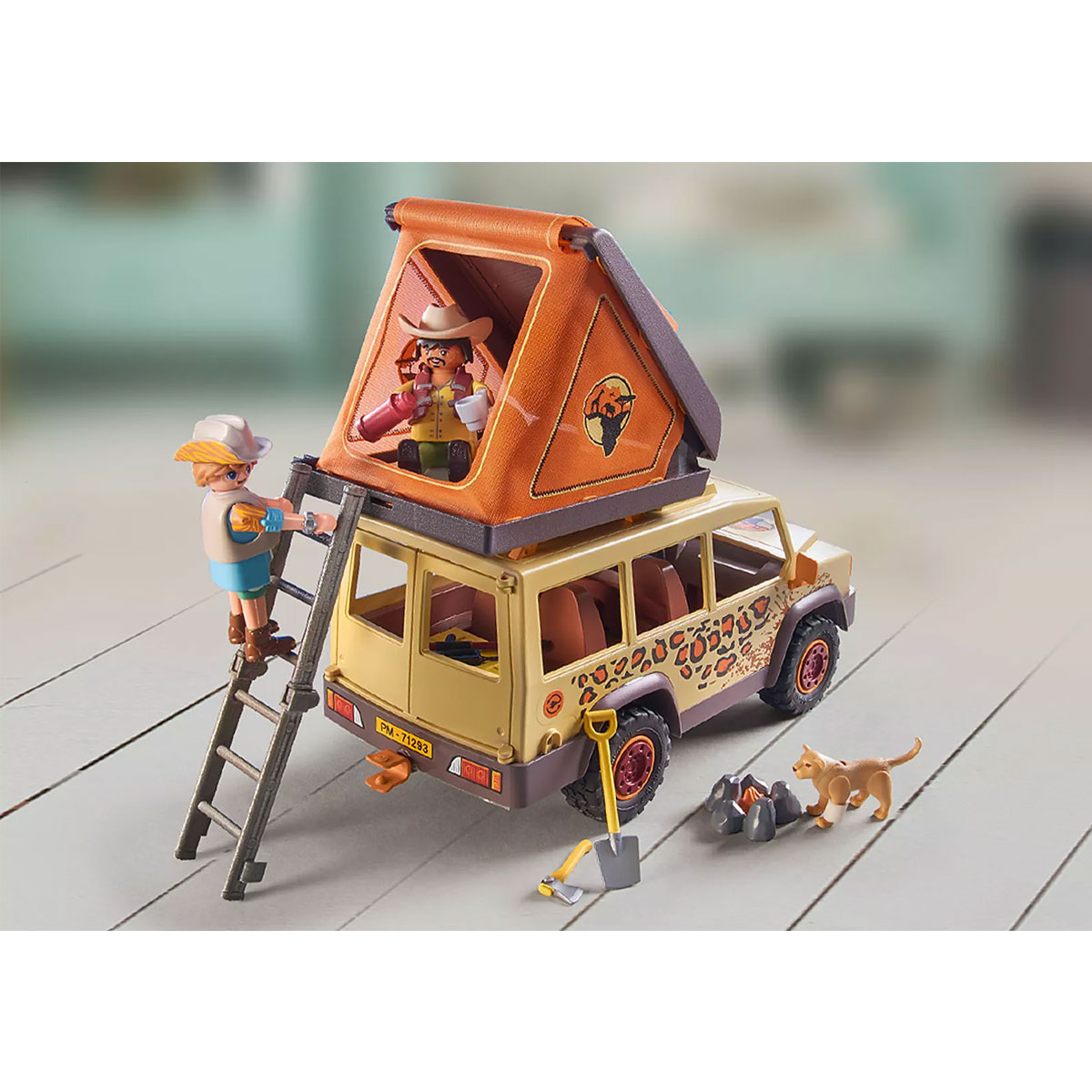 Vehículo Todoterreno con Leones Playmobil Wiltopia 71293