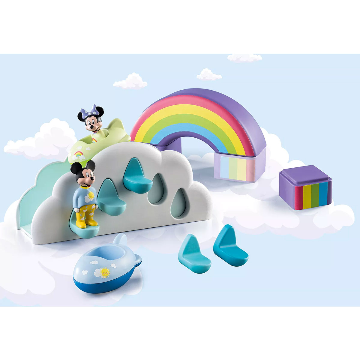 1.2.3 Playmobil Disney | Mickey y Minnie Casa en las Nubes 71319