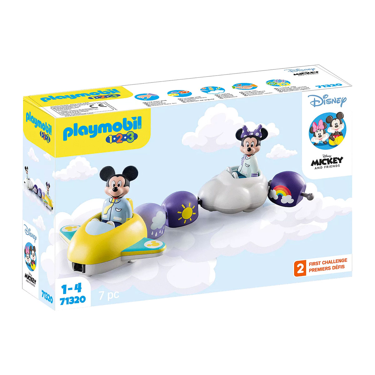 1.2.3 Playmobil Disney | Mickey y Minnie Tren Nube 71320