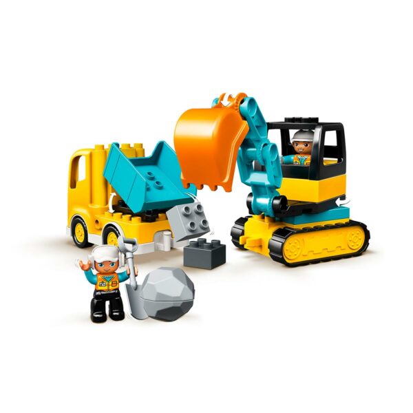 Camión y Excavadora con Orugas | Lego Duplo - 1