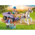 PLAYMOBIL HORSES OF WATERFALL | Carruaje con Poni Playmobil 71496