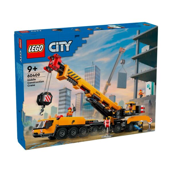 Grúa de Obra Móvil Amarilla | Lego City 60409