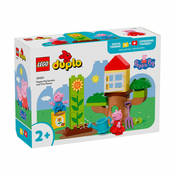 Jardín y Casa del Árbol de Peppa Pig | Lego Duplo 10431