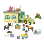 Aventura en la Granja con Tractor, Remolque y Animales Playmobil Junior 71656