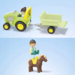 Aventura en la Granja con Tractor, Remolque y Animales Playmobil Junior 71656