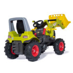 Tractor de Pedales rollyFarmtrac Premium II CLAAS Arion 660 con Pala, Ruedas Neumáticas y Freno de Mano | Rolly Toys 730162