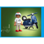 1969 Vespa 150 Sprint Veloce Azul Playmobil 71622